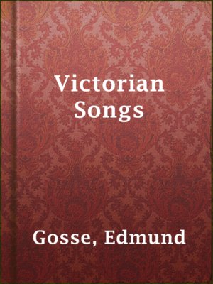 cover image of Victorian Songs